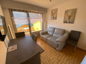 Studio à Petit-Châtel, près pistes, terrasse, parking - FR-1-693-114